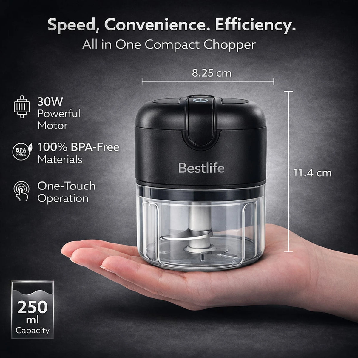 Smart Rechargeable Mini Chopper